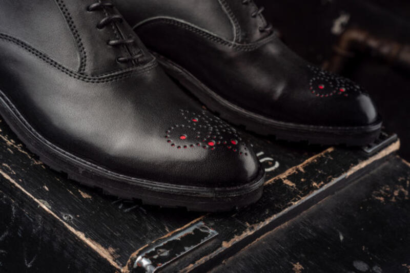 Фото обуви с кожей