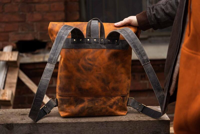 Фото сумки с кожей