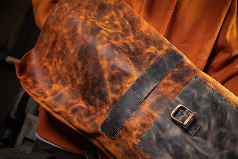 Фото сумки с кожей