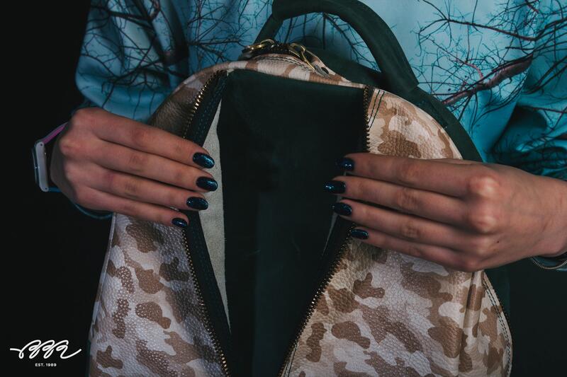 Фото сумки с кожей